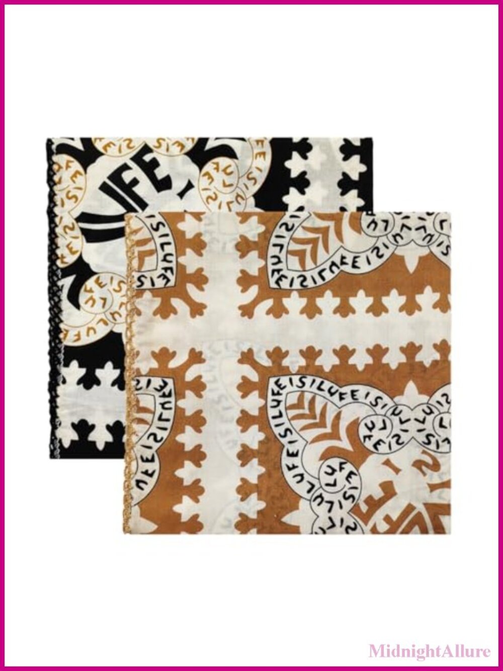 2 Pack Large 100% Cotton Bandana Head Wrap Hair Neck Scarf Women Multi Use